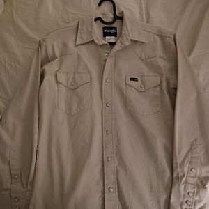 Wrangler Western Work Shirt- Size M